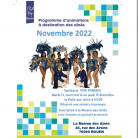 Programme de la Maison des Aînés novembre 2022 à la Maison des aînés